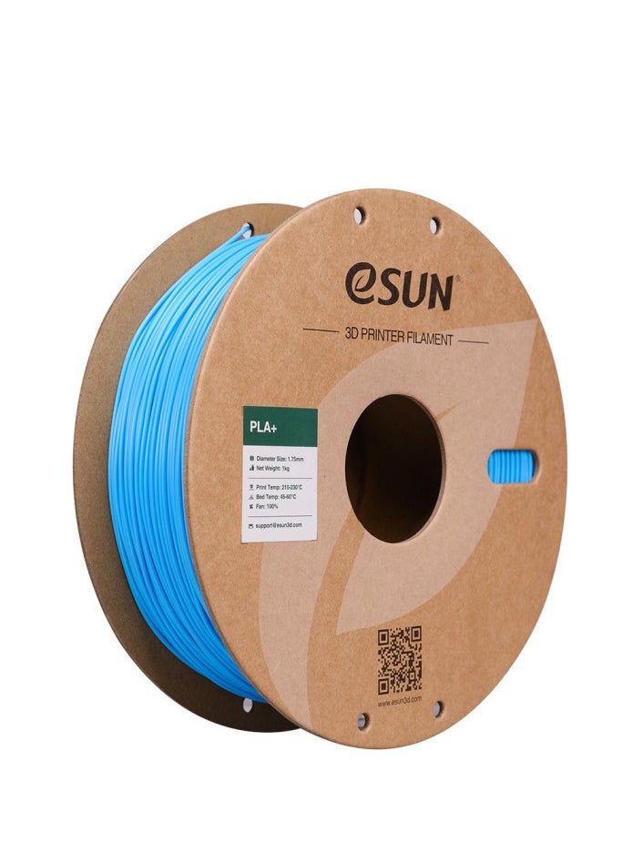 eSUN PLA+ Filament 1.75mm, 3D Printer Filament PLA Plus, Dimensional Accuracy +/- 0.03mm, 1KG Spool (2.2 LBS) 3D Printing Filament for 3D Printers, Space Blue