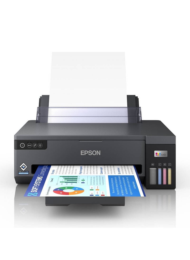 L11050 Printer, Up to 15 IPM Print Speed, Wi-Fi Direct, High Yield Ink Bottles, Epson Connect, Integrated Front Facing Ink Tank System, Bi-Directional Printing, C11CK39403DA Black