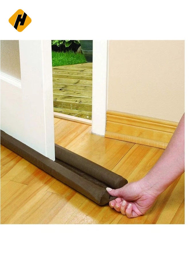 Under Door Draft Blocker Twin draft guard reduce Noise Breeze Blocker Adjustable Door gap Sweeps