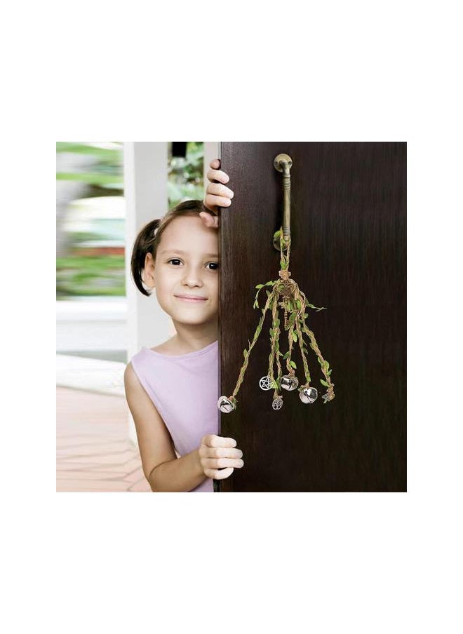 Witch Wind Chimes | Good Health Witch Bells - Magic Wall Home Room Door Knob Decorative Protection Witch Bells Kitchen Witches Runes Supplies