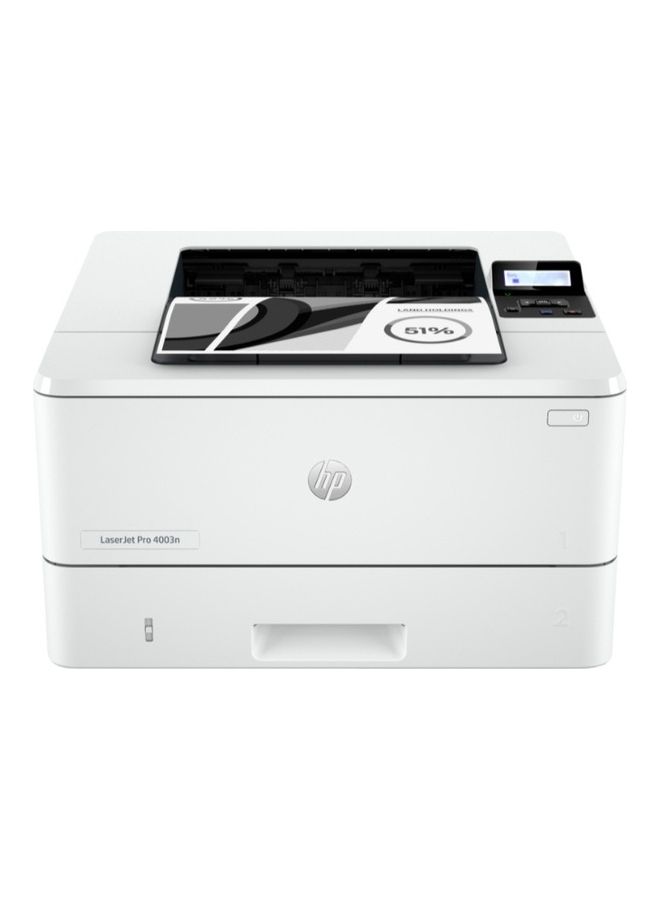 LaserJet Pro 4003n Printer White