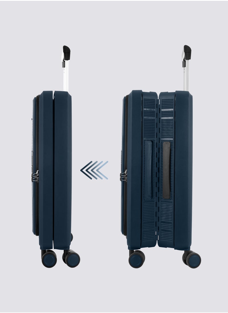 New Flexi Fold Cabin Luggage -1Pcs Sleek Navy