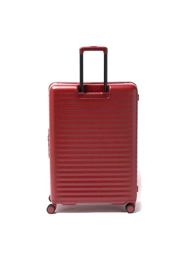 Celestra 75cm Hardcase Non-Expandable, 4 Double Wheel Check-In Luggage Trolley - Red