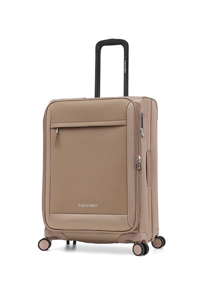 Escape softside spinner luggage on wheels, ultra lightweight ABS, 4 double wheels Color Cornstalk