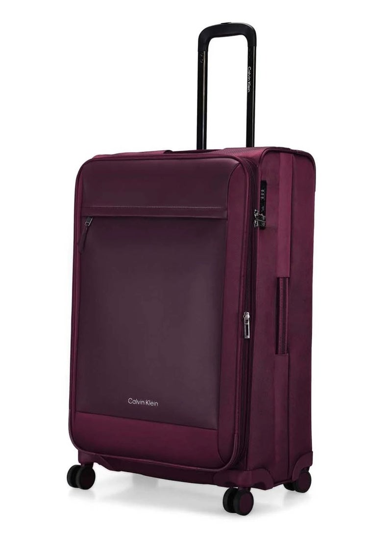 Escape softside spinner luggage on wheels, ultra lightweight ABS, 4 double wheels Color Mauve