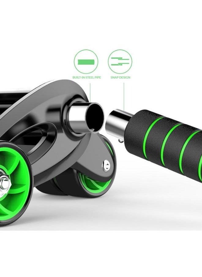 4-Wheel Abdominal Roller, Ergonomic Noise-Free Abs Exercise Wheel for Fitness and Workout