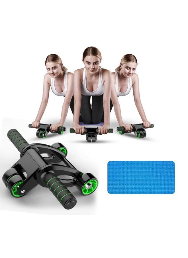 EOPTIFY 4-Wheel Abdominal Roller, Ergonomic Noise-Free Abs Exercise Wheel for Fitness and Workout