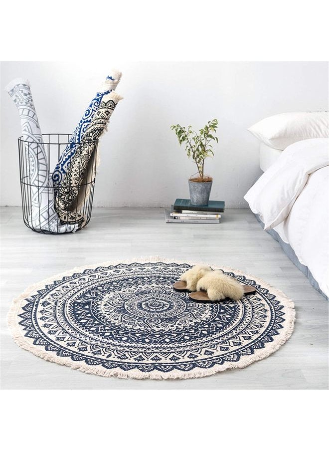 Nordic Handmade Tassel Carpet Multicolour 90cm