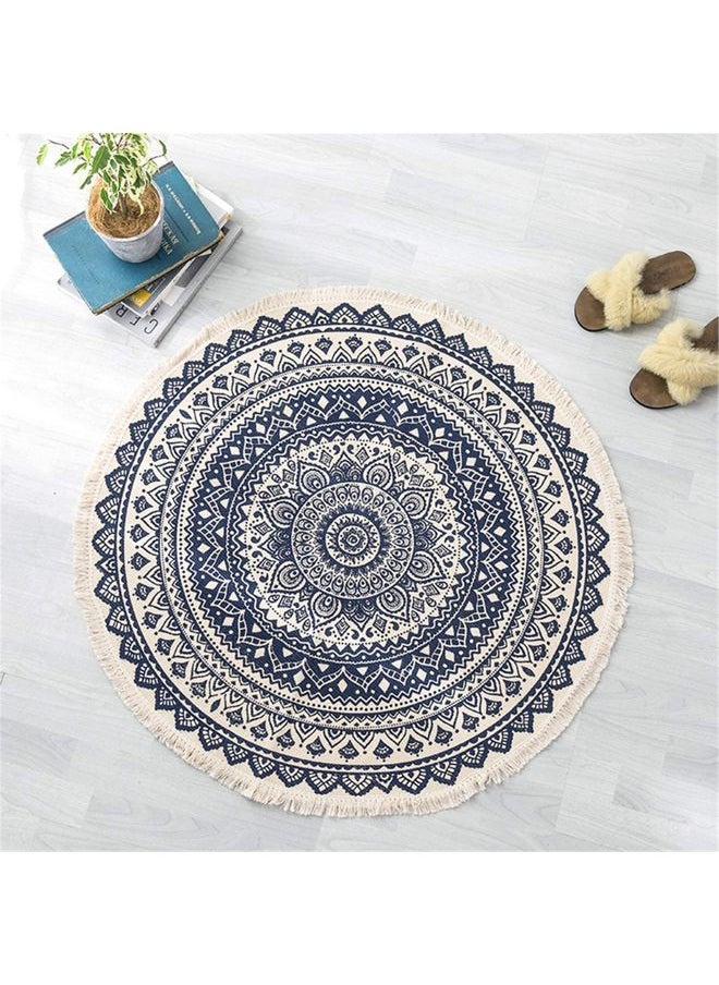 Nordic Handmade Tassel Carpet Multicolour 90cm