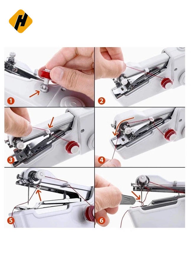 Handy Stitch Mini Sewing Machine - Portable, Handheld, Beginner Sewing Products -- Handy Stitching Device - Maquina de Coser Portatil