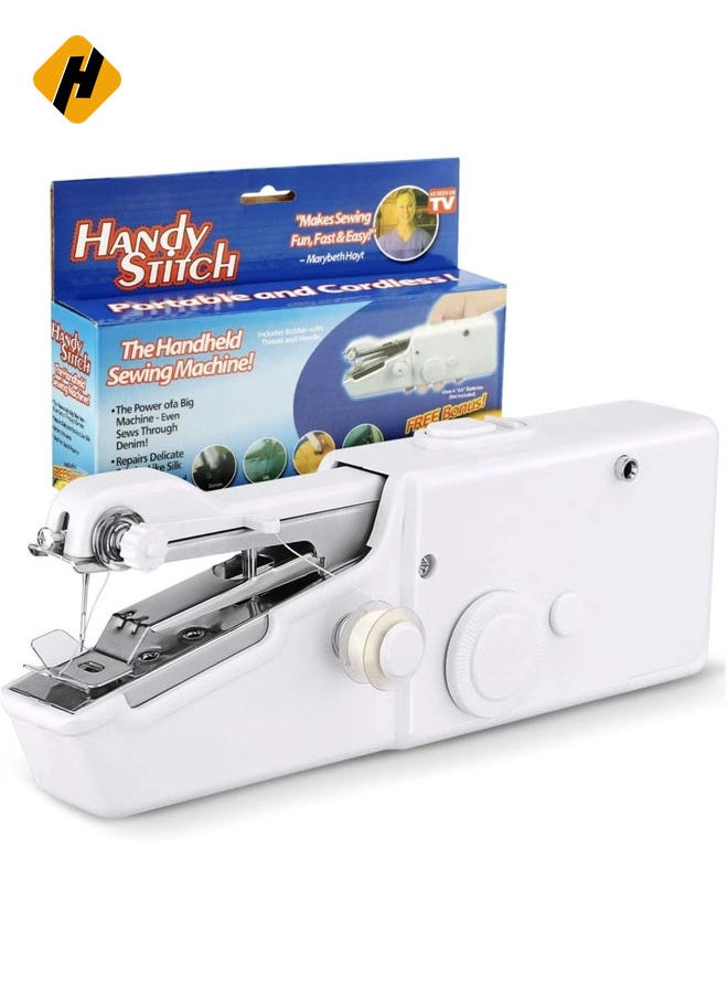 Handy Stitch Mini Sewing Machine - Portable, Handheld, Beginner Sewing Products -- Handy Stitching Device - Maquina de Coser Portatil