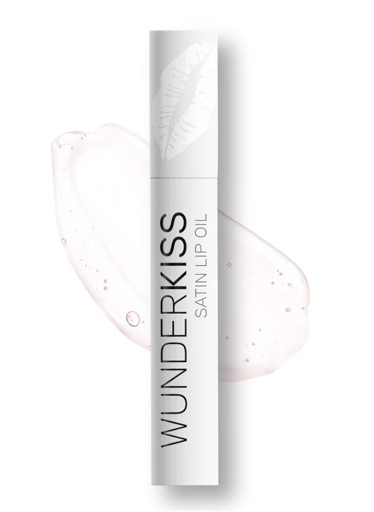 Wunder2 WUNDERKISS LIPS Makeup Satin Lip Oil Treatment Lip Balm Moisturizer Anti-Aging Benefits Reduces Fine Lines Chapped Lips