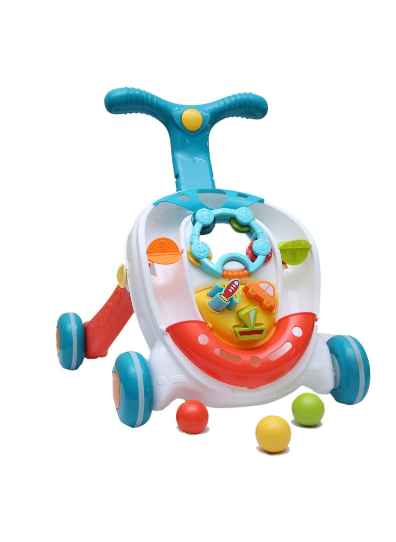 Smartcraft Baby Rolling Ball Walker, Baby Walker with Music, Suitable for Babies of 1-4 Years -Multicolor