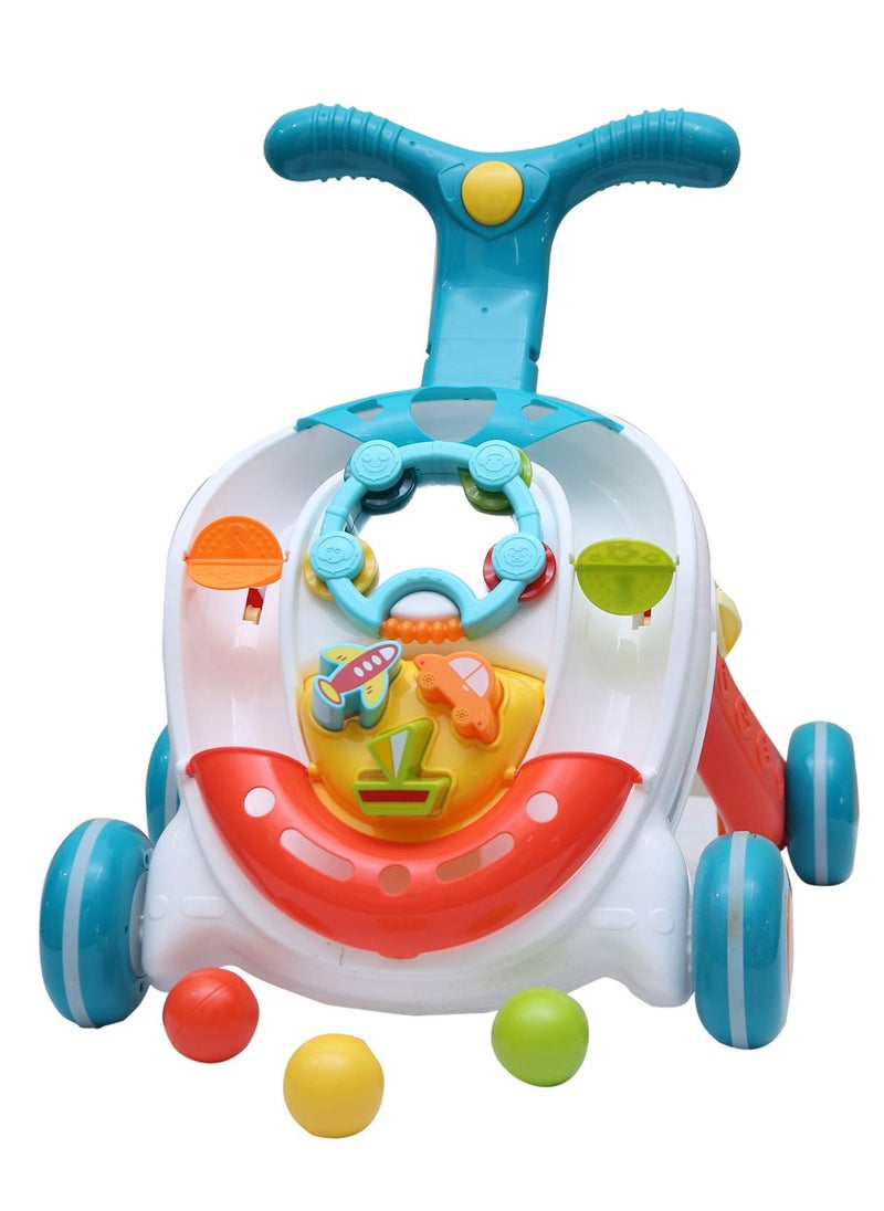 Smartcraft Baby Rolling Ball Walker, Baby Walker with Music, Suitable for Babies of 1-4 Years -Multicolor