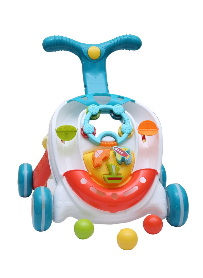 Smartcraft Baby Rolling Ball Walker, Baby Walker with Music, Suitable for Babies of 1-4 Years -Multicolor