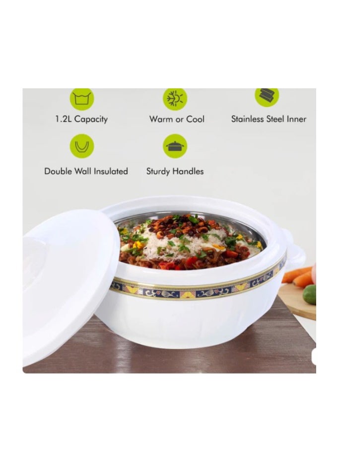 Classic Casserole Highly Insulated Stainless Steel Lid Stainless Steel Bowl