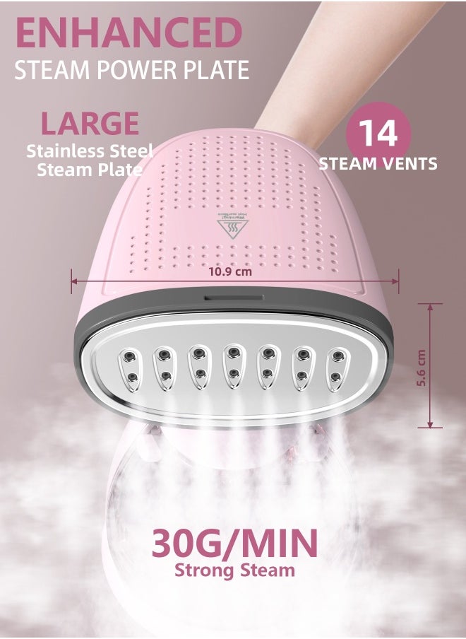 Steam Iron 1500W Handheld Steamer Garment Steamer for Clothes Portable Iron Steam with Strong Penetrating 280ml