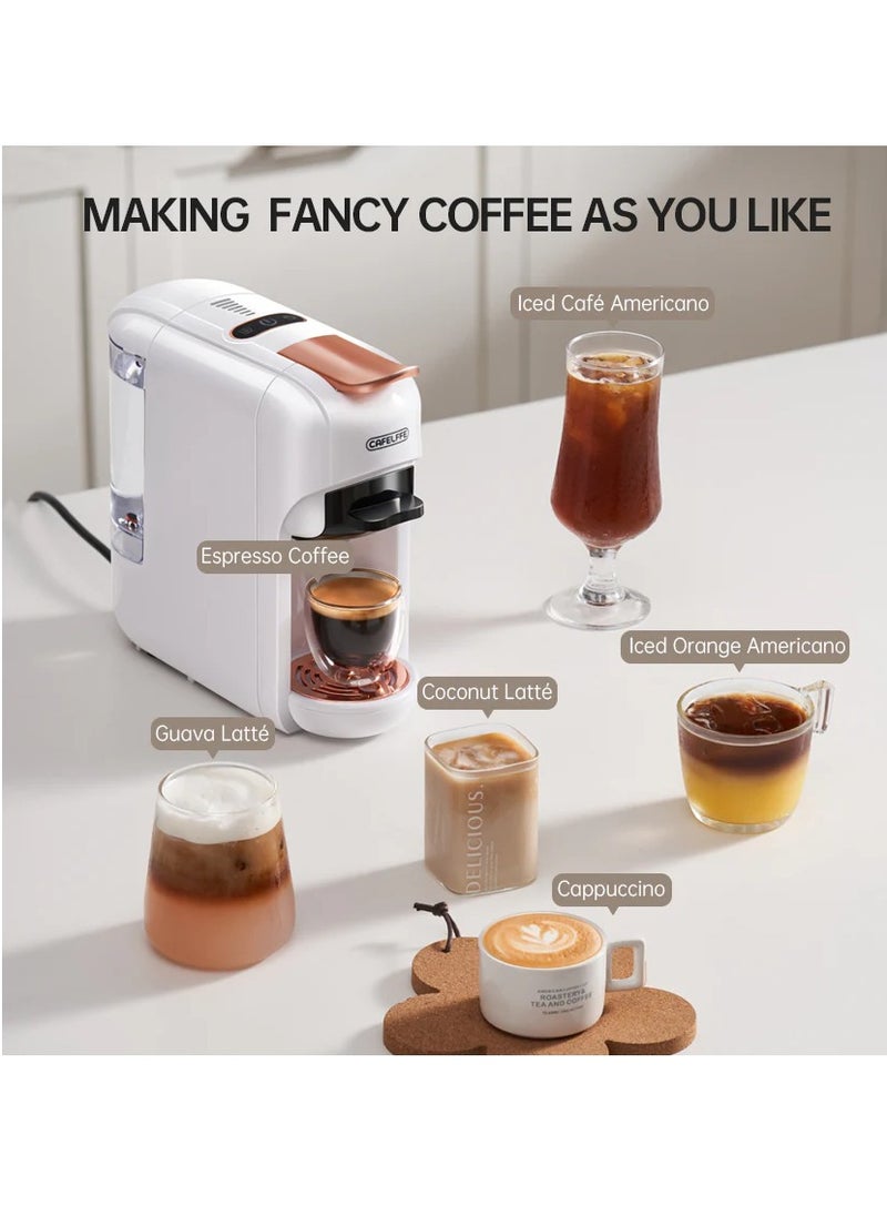 5-in-1 Hot Cold Capsule Espressoe Machine