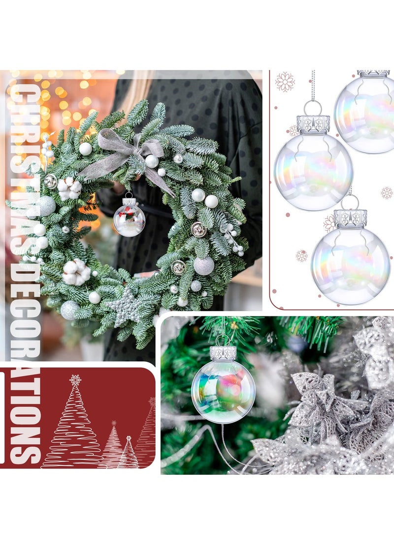 Stunning Iridescent Festival Ball Ornaments Set, Perfect for Holiday Trees, Parties, and Festive Decor