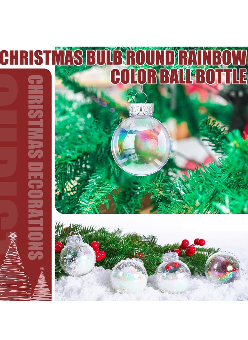 Stunning Iridescent Festival Ball Ornaments Set, Perfect for Holiday Trees, Parties, and Festive Decor