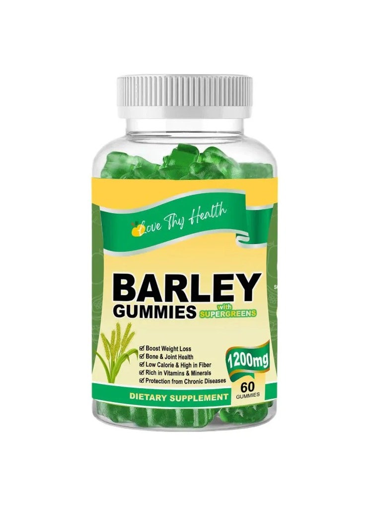 Barley Gummies with Super Greens 1200mg 60 Gummies