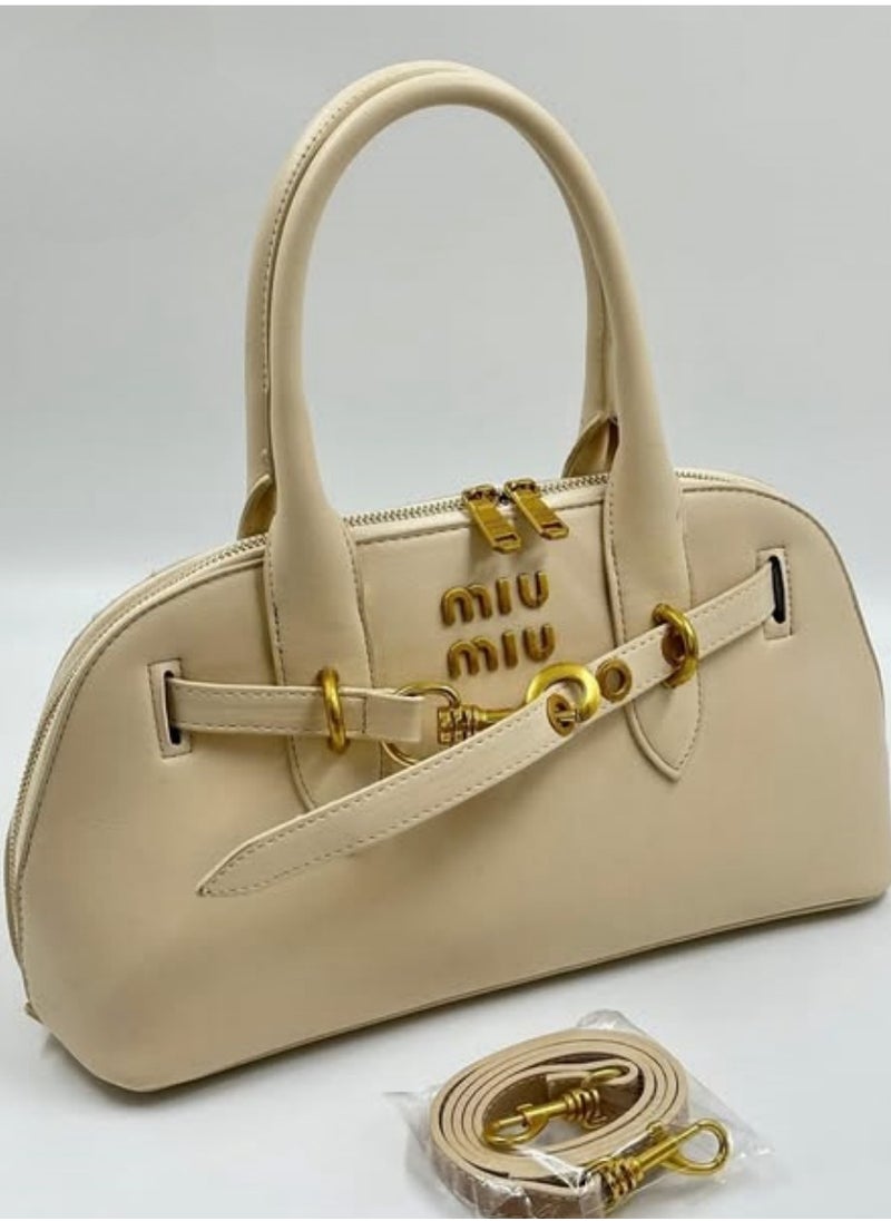 MIU Aventure nappa leather top-handle bag