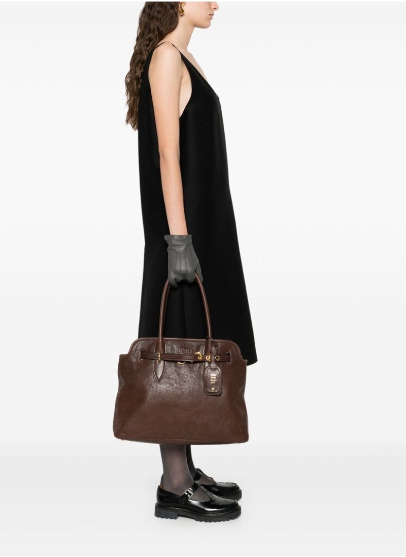 MIU Aventure Nappa Leather Bag