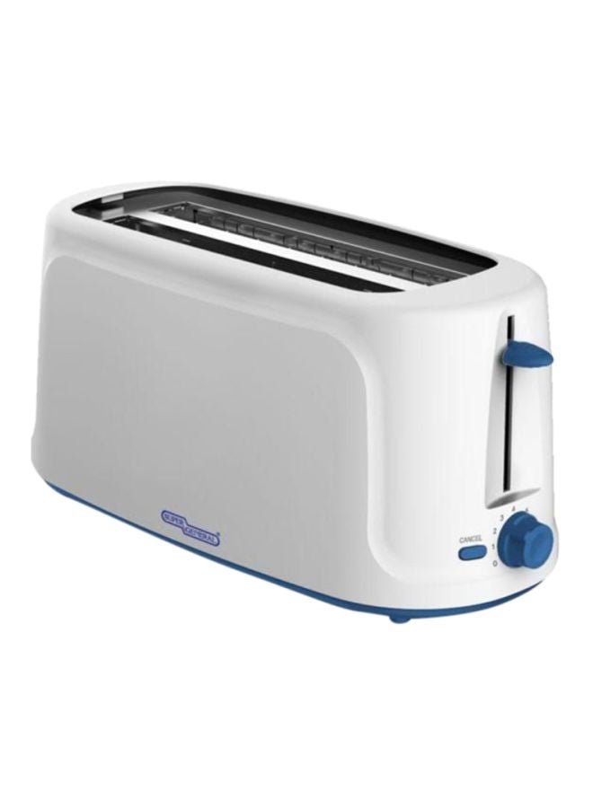 4 Slice Plastic Toaster SGT840D White/Blue