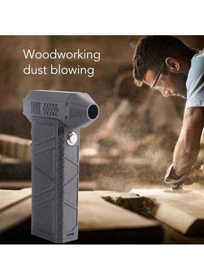 Electric Air Duster, 130000RPM Compressed Air Duster, Stepless Speed Adjustable Portable Air Blower, Reusable Jet Dry Blower for Computer Keyboard Outdoors Car