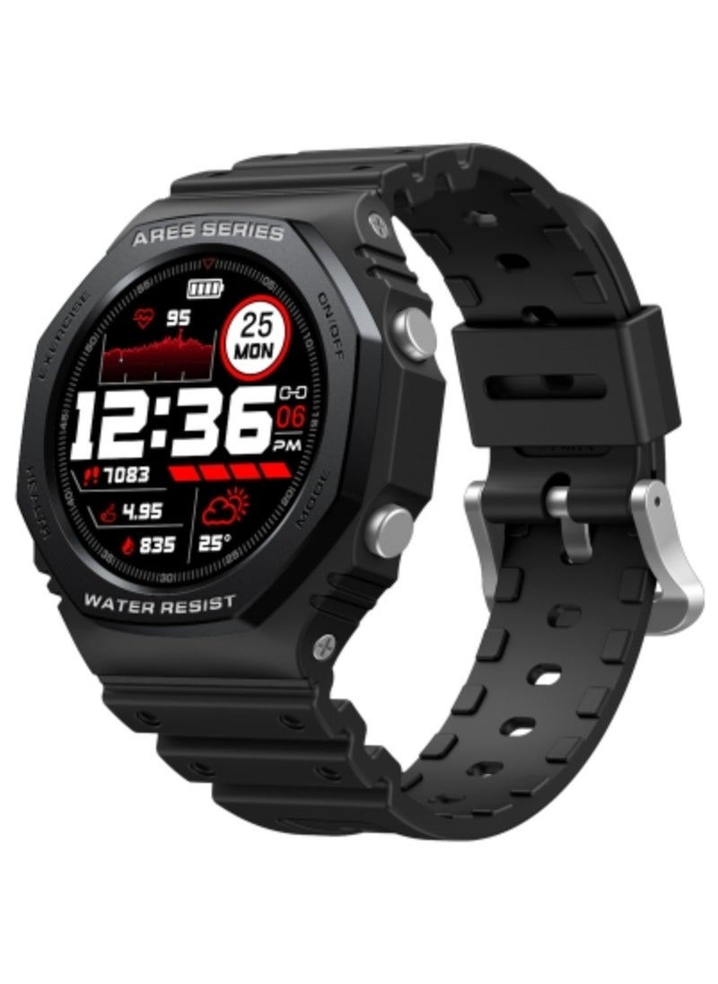 Zeblaze Ares 2 1.09 inch Color Touch Screen 5ATM Waterproof Smart Watch Support Sleep Monitoring  Heart Rate Monitoring  Blood Pressure Monitoring  Multisports Mode