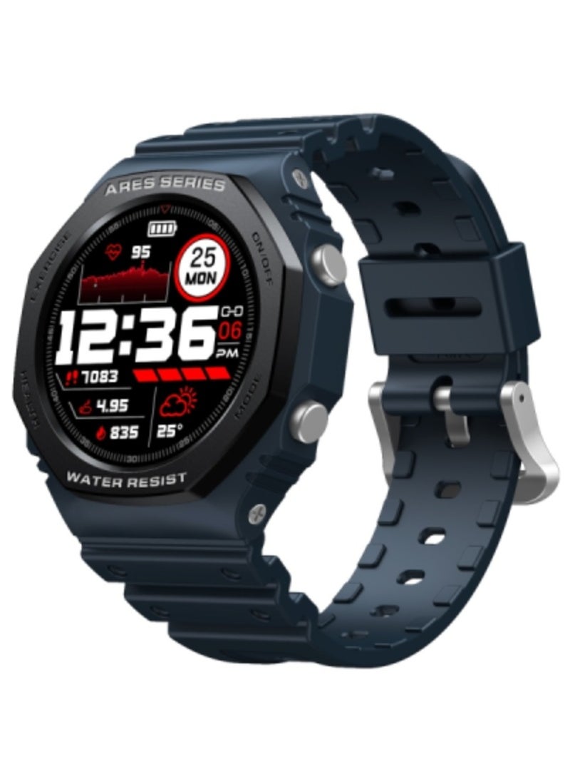 Zeblaze Ares 2 1.09 inch Color Touch Screen 5ATM Waterproof Smart Watch Support Sleep Monitoring  Heart Rate Monitoring  Blood Pressure Monitoring  Multisports Mode