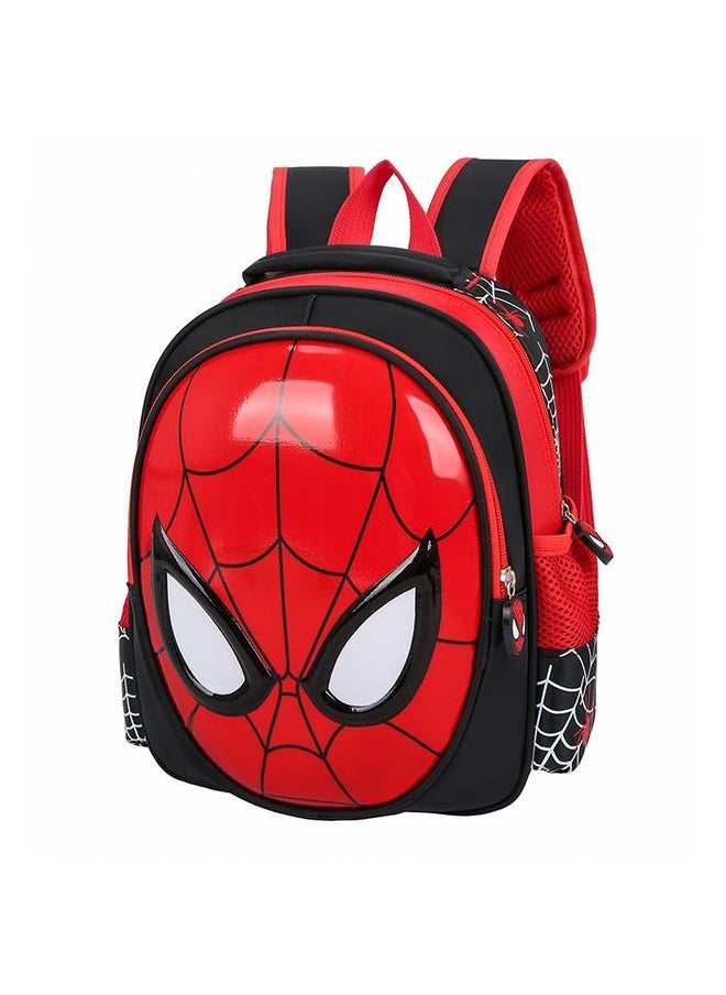 Kids Spiderman Printed Backpack Red/Black-30*23*10cm-Toddler School Backpack 3D Comic Schoolbag Waterproof Lightweight Backpack for Elementary Student Schoolbag Kids