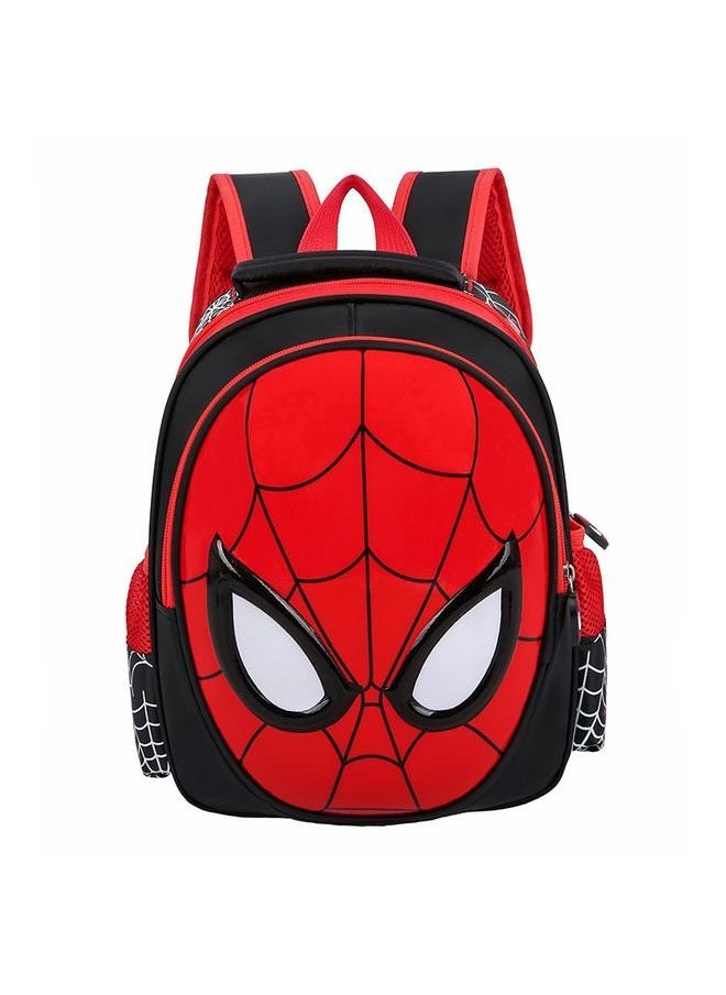 Kids Spiderman Printed Backpack Red/Black-30*23*10cm-Toddler School Backpack 3D Comic Schoolbag Waterproof Lightweight Backpack for Elementary Student Schoolbag Kids