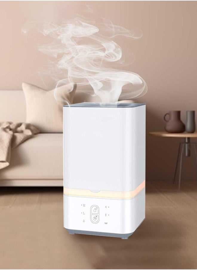 6L Humidifier for Bedroom, Air Humidifiers,Single Room Humidifier Ultrasonic Large Capacity, Mist Level Control, Cool Mist Humidifier, Quiet Sleep Mode, Large Room Humidifiers with Timer and Night Light, Lower Noise