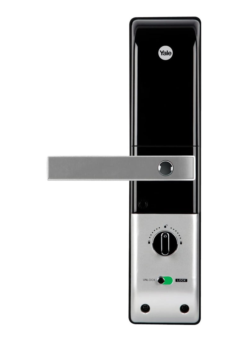 Yale Smart Lock YDM3109A, with Pin Code, RIFD Card and Mechanical Key for Keyless Home Entry. Auto Locking and Emergency Power Supply. Adjustable Handle Suitable for Right or Left Handed Doors.