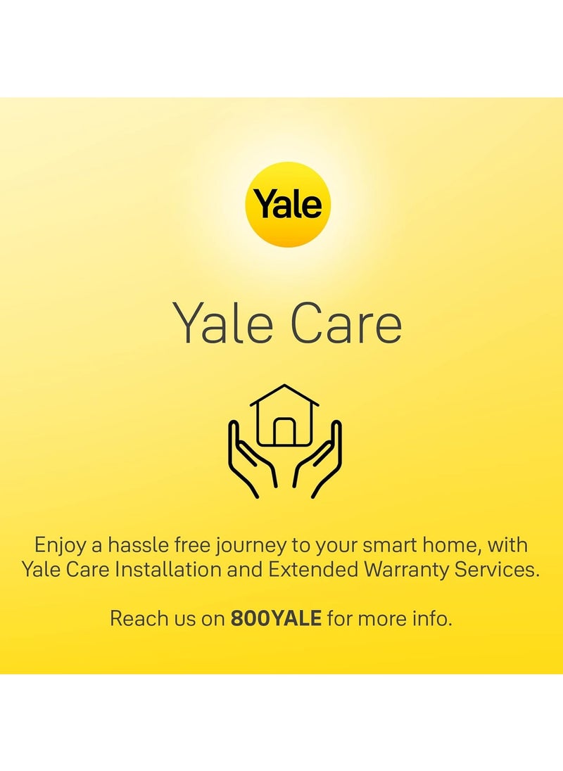 Yale Digital Code Handle For Door, Right Handle, Silver