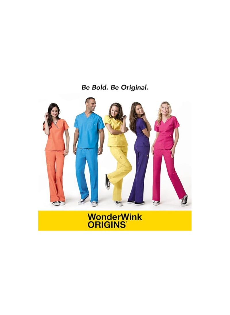 WonderWink womens Scrubs Bravo 5 Pocket V-Neck Top Scrubs Bravo 5 Pocket V-neck Top (pack of 1)