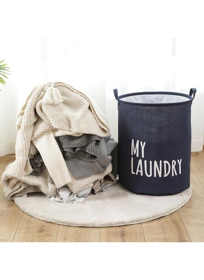 Large Laundry Basket, with Handles Laundry Hamper,Foldable Lightweight Basket, Durable Clothing Storage,