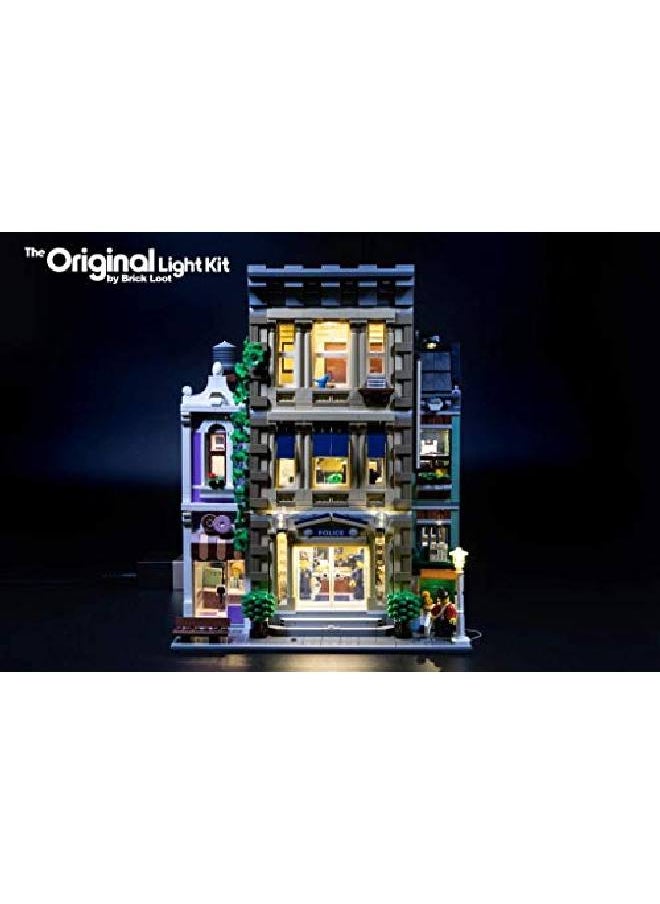 Deluxe Led Light Kit Fits Lego Creator Creator Police Station Set 10278 (Note Model Is Not Included)