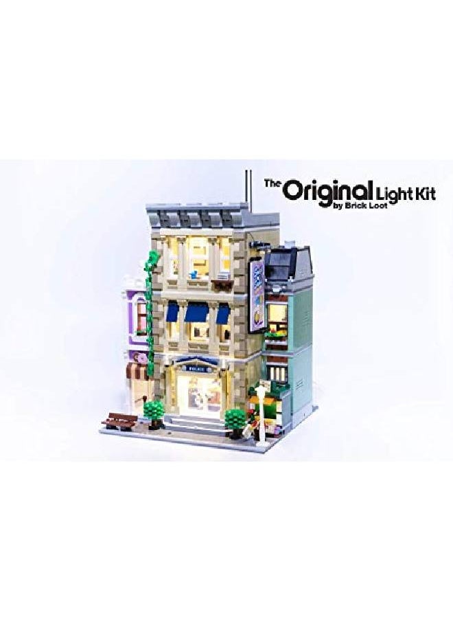 Deluxe Led Light Kit Fits Lego Creator Creator Police Station Set 10278 (Note Model Is Not Included)