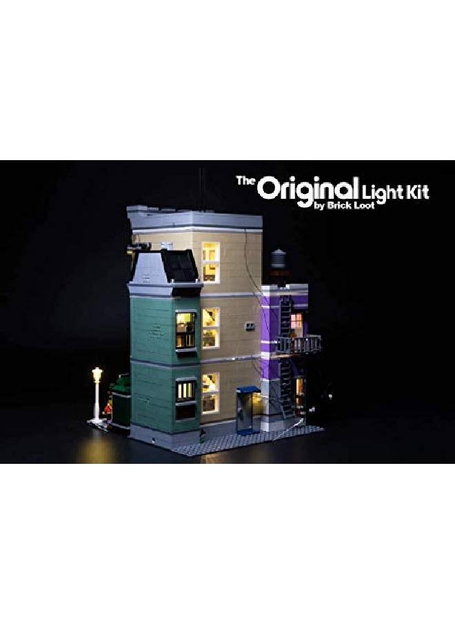 Deluxe Led Light Kit Fits Lego Creator Creator Police Station Set 10278 (Note Model Is Not Included)