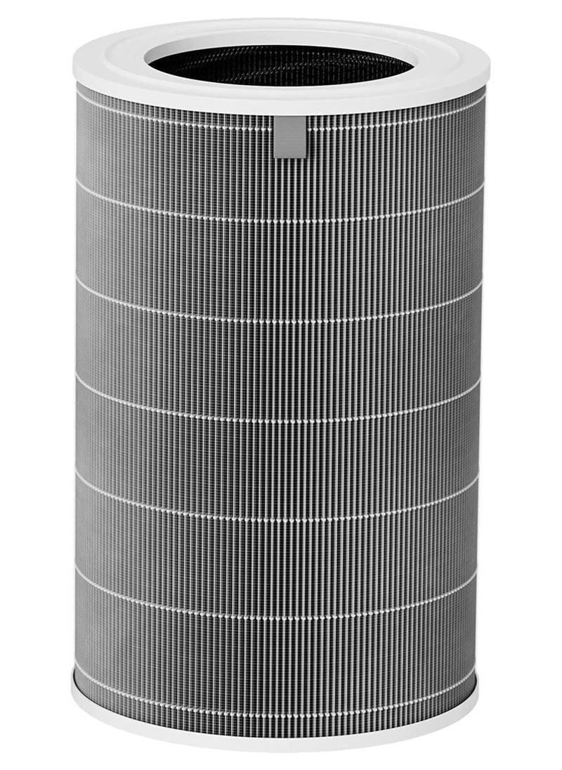 Xiaomi Air Purifier Replacement Filter for 3H&3C with Activated Carbon 360 Integrated Triple-Layer High-Efficiency H13 Grade, GREY