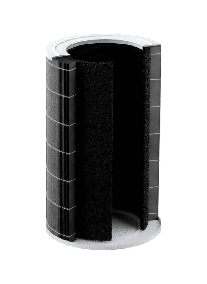 Xiaomi Air Purifier Replacement Filter for 3H&3C with Activated Carbon 360 Integrated Triple-Layer High-Efficiency H13 Grade, GREY