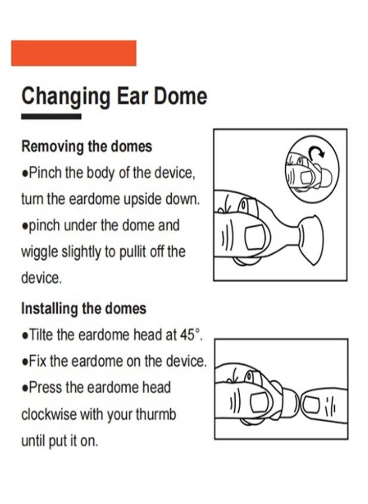Hearing aids, invisible magnetic hearing aids, contact charging case with LED power display (white + skin color)