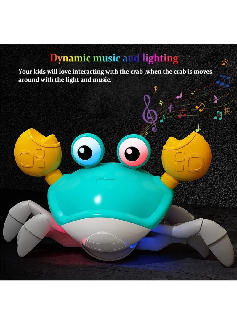 Crawling Crab Baby Toys with Music and LED Light for Kids