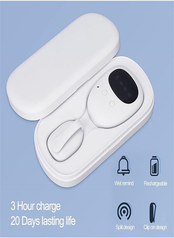 Wireless Bedwetting Alarm System, USB Charging, Bedwetting Enuresis Sensor, with 3 Reminder Modes, Suitable for Kids, Adults and Elderly