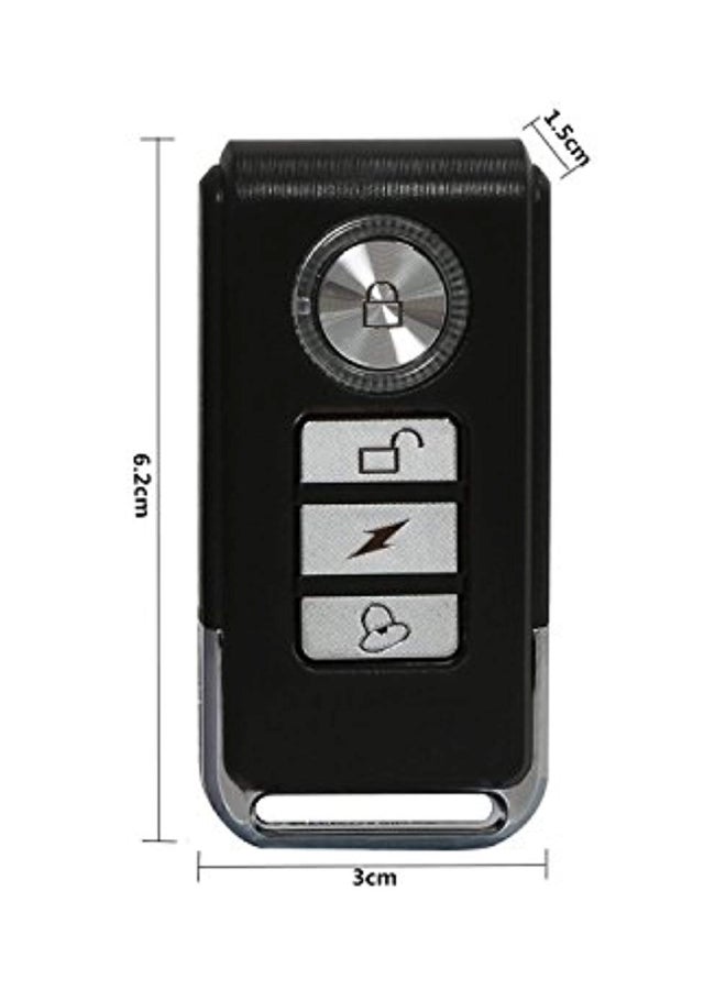 Wireless Triggered Alarm Black/Silver