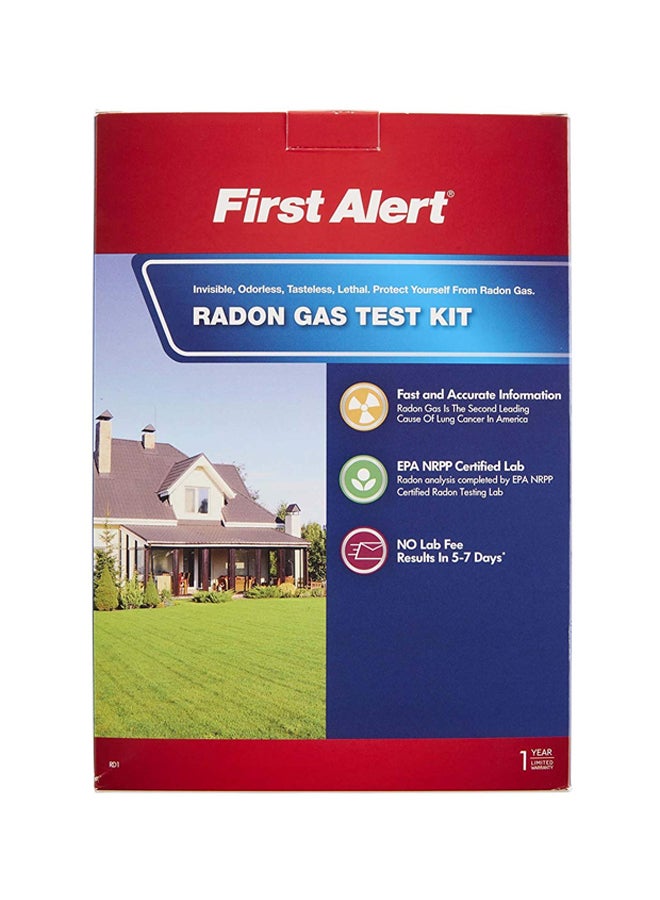 Radon Gas Test Kit White/Red