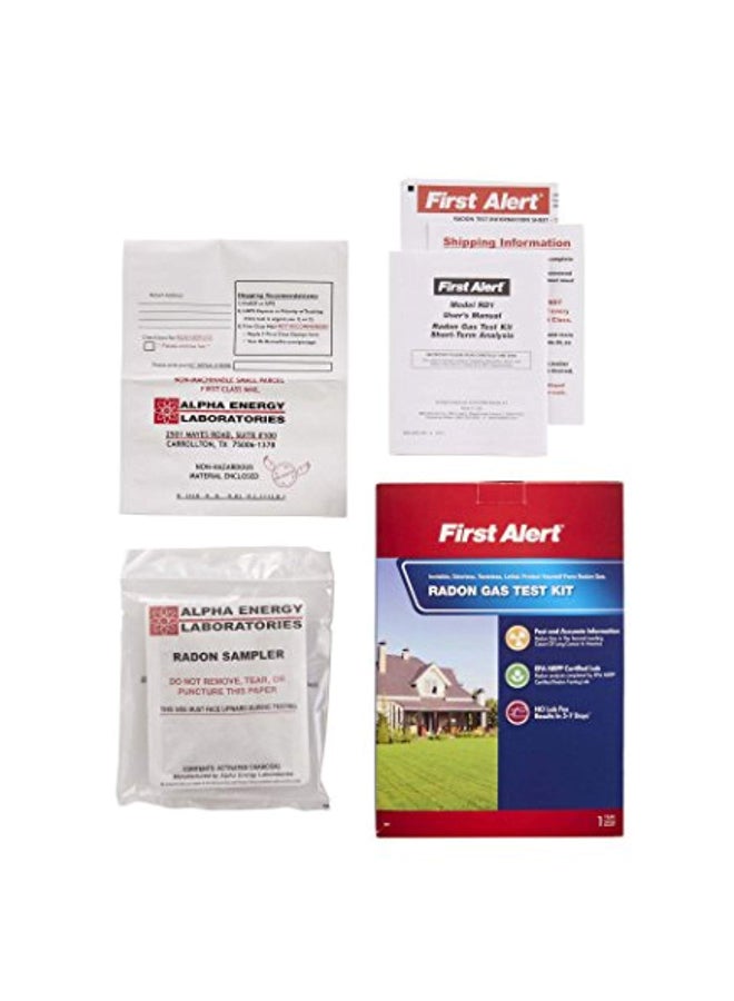 Radon Gas Test Kit White/Red