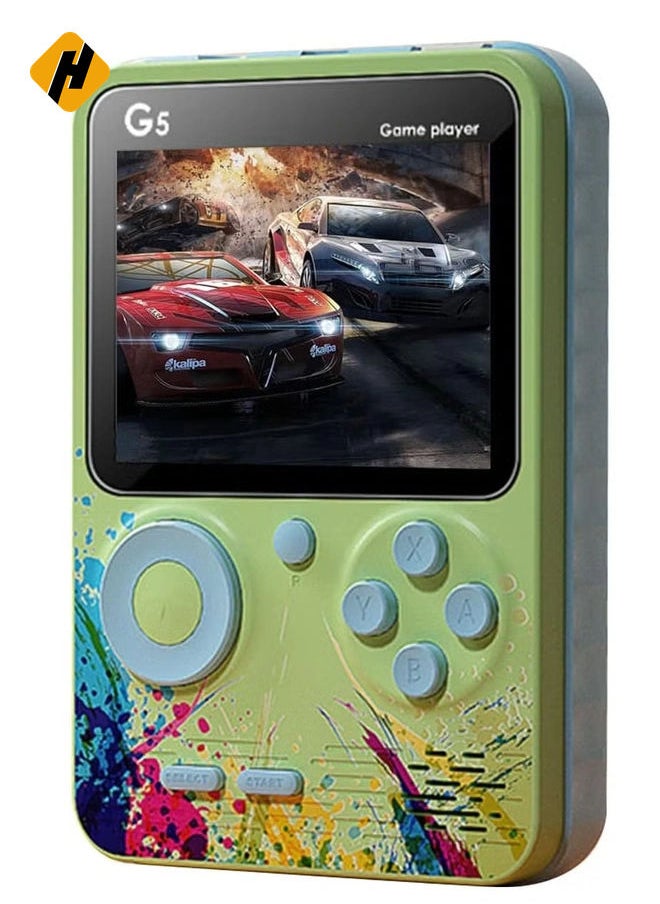 G5 3.0-Inch Full-Color Handheld Game Console – 500 Retro Games, Portable with 1000mAh Battery